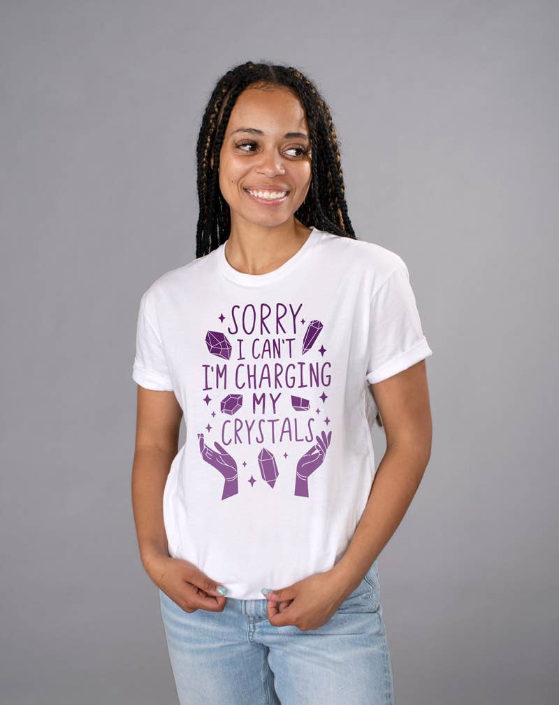 femfetti - Wholesale T-Shirt (Graphic) - Women's - Charging My Crystals Shirt3