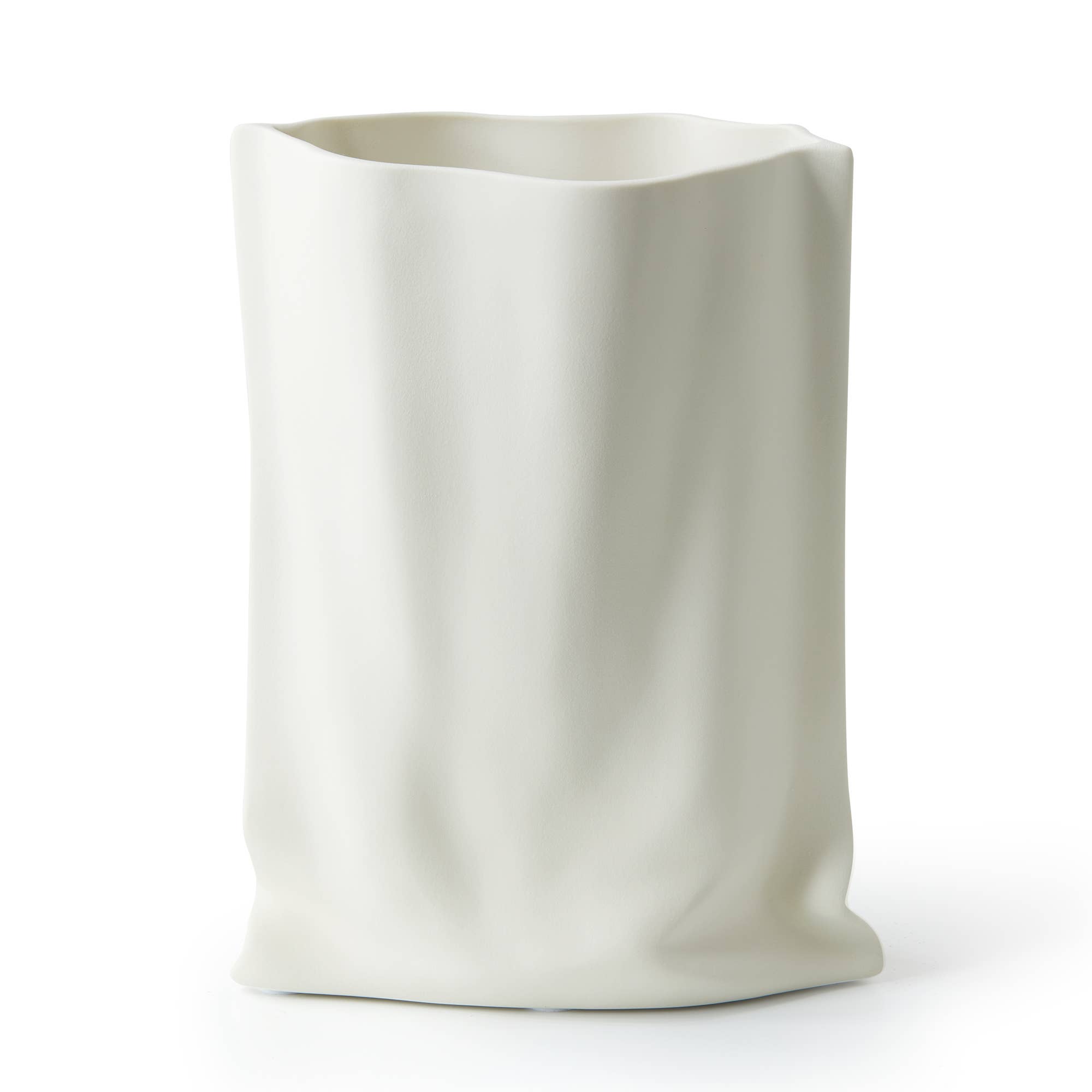Alijie Design - Wholesale Vase - Modern Ceramic Vase, Minimalist Paper Bag Look, Home decor1
