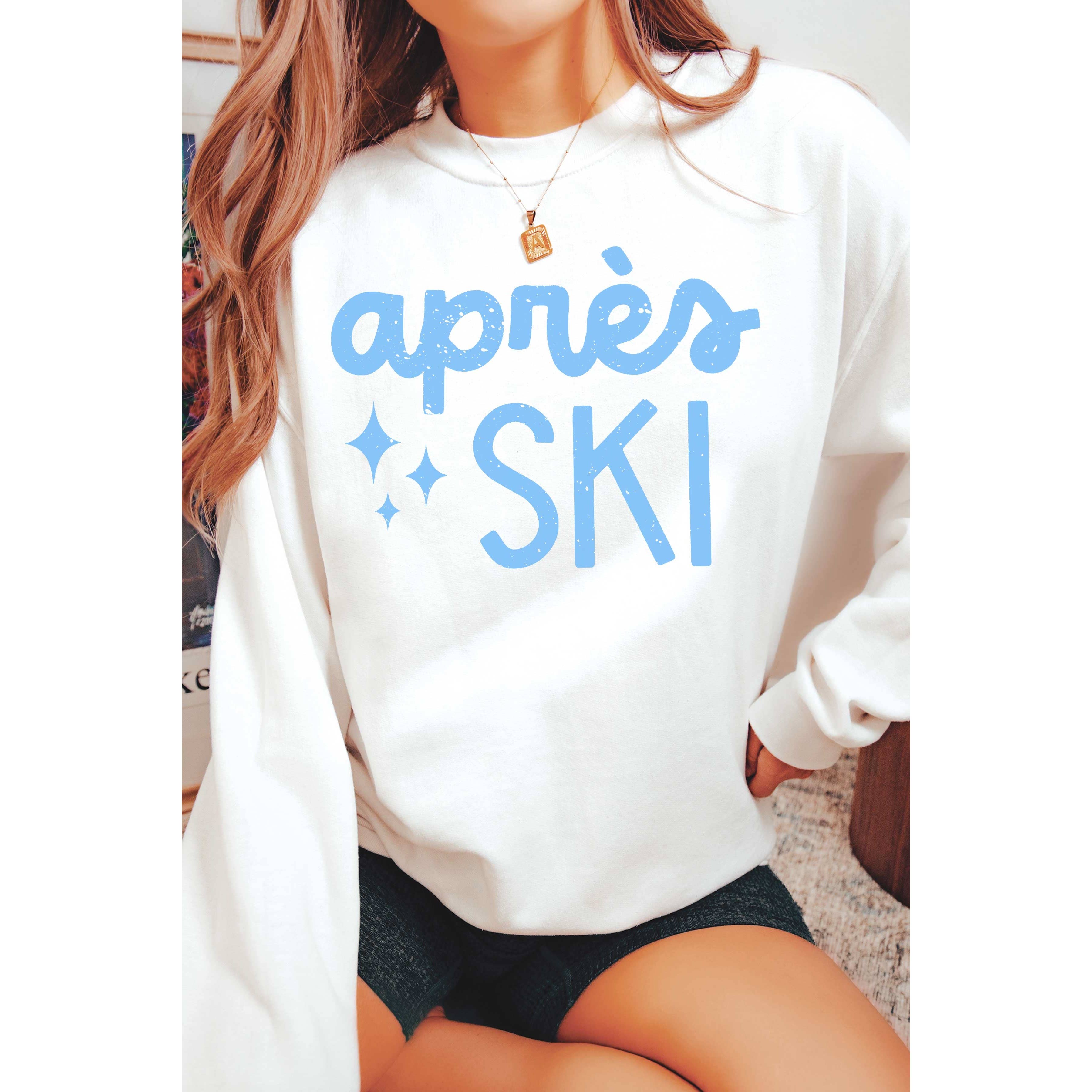 A. BLUSH CO - Wholesale Graphic Sweatshirt - Women's - APRES SKI Oversized Graphic Sweatshirt1