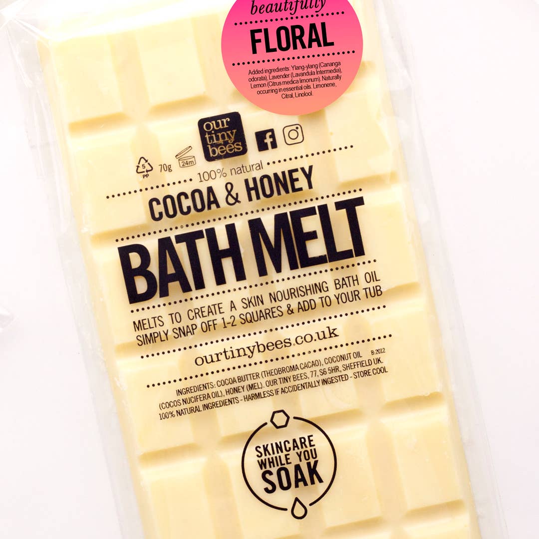 Our Tiny Bees – wholesale Bath/body oil – Floral Bath Melt / Ylang-Ylang & Lemon / 100% Natural / Eco Friendly5