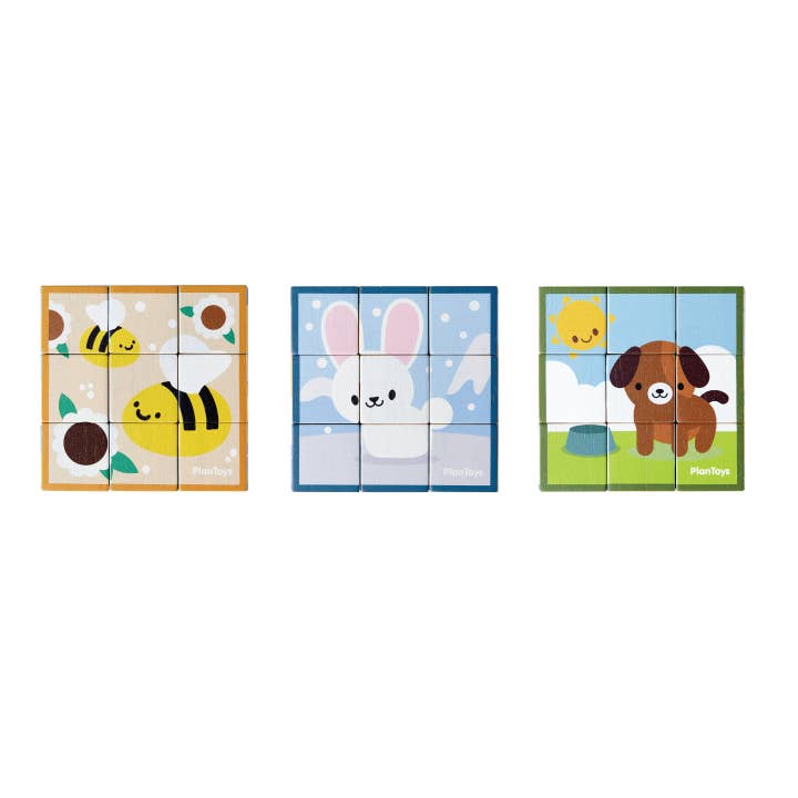 Animal Puzzle Cubes for wholesale by PlanToys