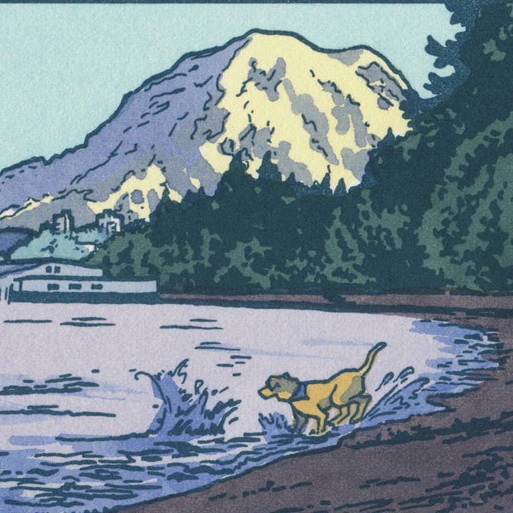 Anagram Press - Wholesale Art Print - Owen Beach giclée print