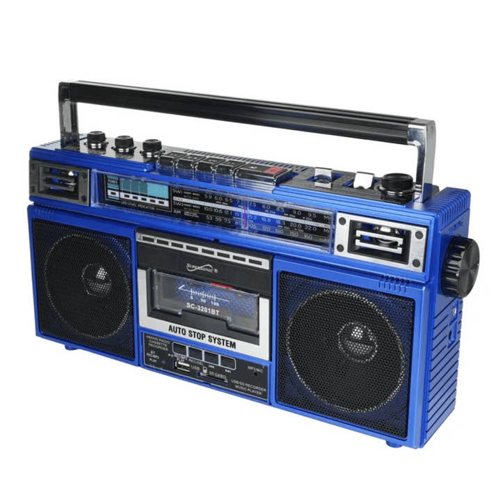 JupiterGear Home - Wholesale Speakers - Supersonic 4 Band Bluetooth Radio & MP3 / Cassette Player8