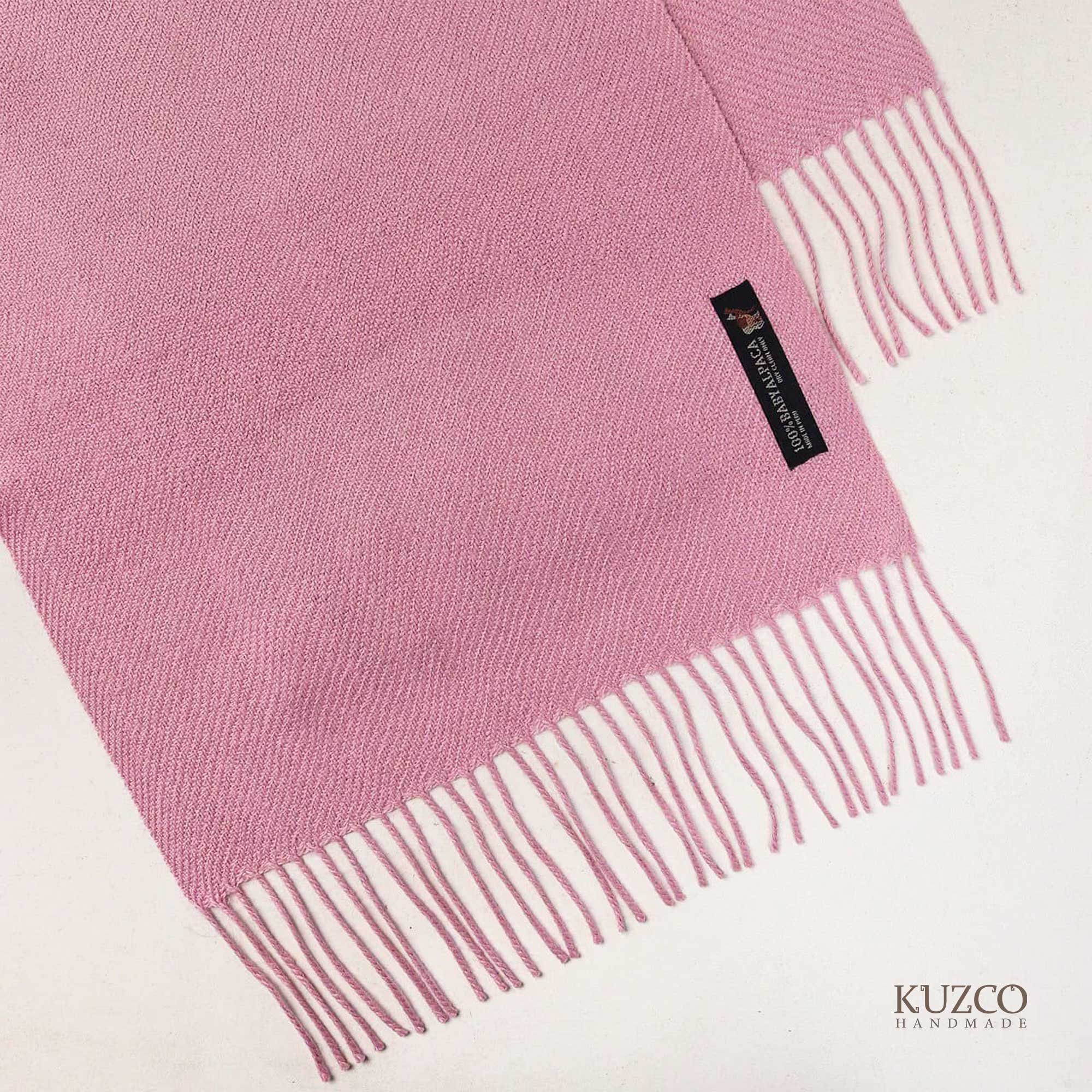 KuzcoHandmade - Vendita all'ingrosso Sciarpa - Unisex - Sciarpa in 100% lana di baby alpaca, tinta unita7