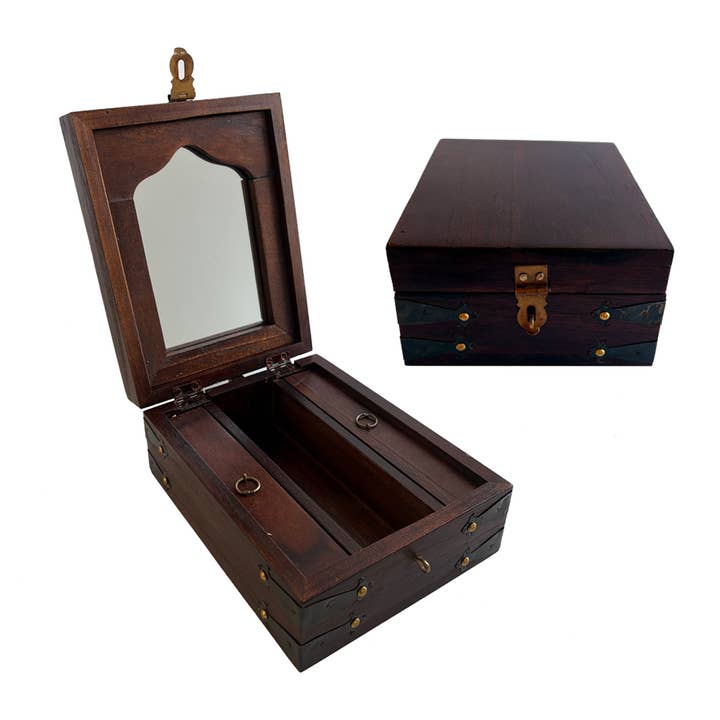 Kolonial träspånlåda - Antik reproduktion, 8” för wholesale av Madison Bay Co. - Historical Home Decor Reproductions