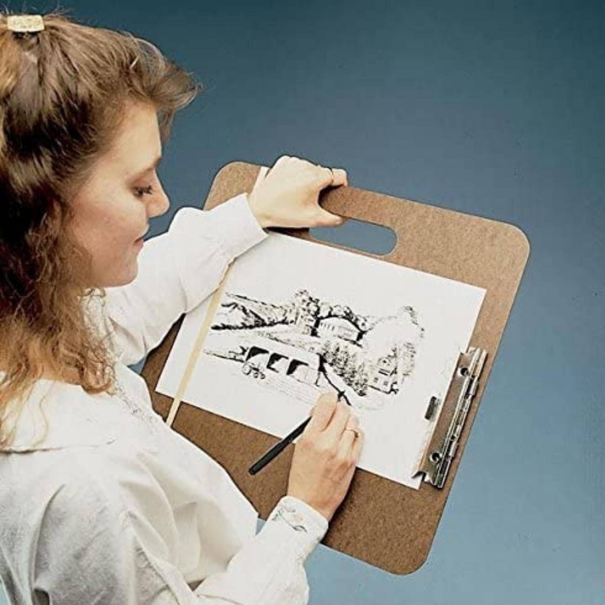 Alvin Drafting – wholesale Skissbok/skissblock – Skissplatta i Masonite 4 mm med clip och gummiband1