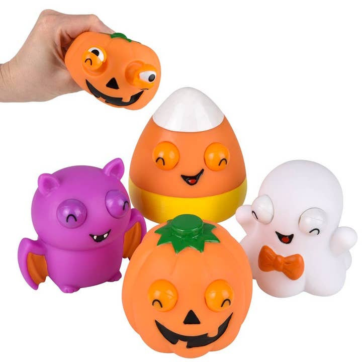 La Luna Bella - Toys - Wholesale Squishy Toy - Kids & Baby - 3" Popping Eye Halloween Characters - LLB Toys