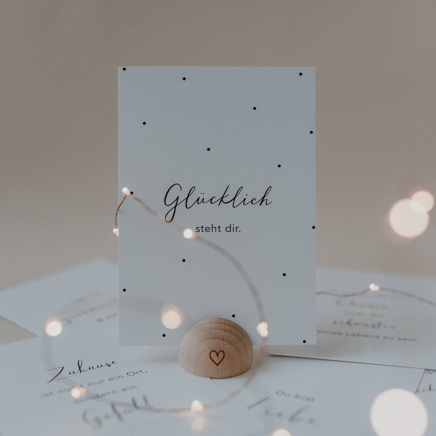 Eulenschnitt - Wholesale Everyday Greeting Card - Greeting Card Happy (PU = 10 pieces)0