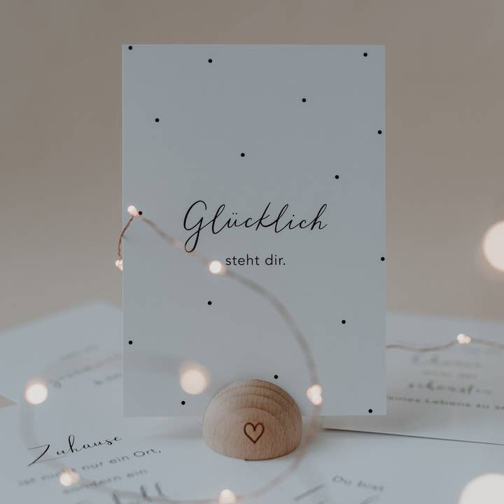 Eulenschnitt - Wholesale Everyday Greeting Card - Greeting Card Happy (PU = 10 pieces)0