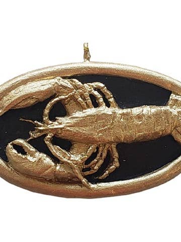 Gold Lobster Ornament for wholesale by Hestia Creations