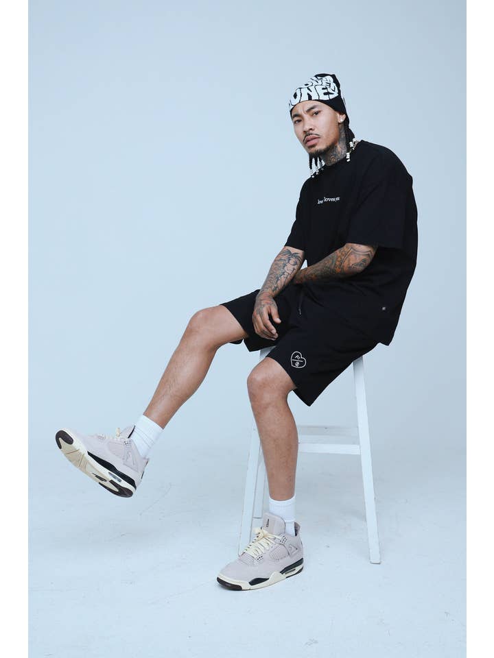 Black Love Who Loves You (Black - Shorts) for wholesale on Faire5