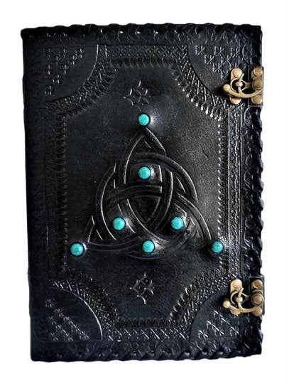 Vintage Leather Witchcraft Journal with Pentagram for wholesale by Mitansh handicrafts