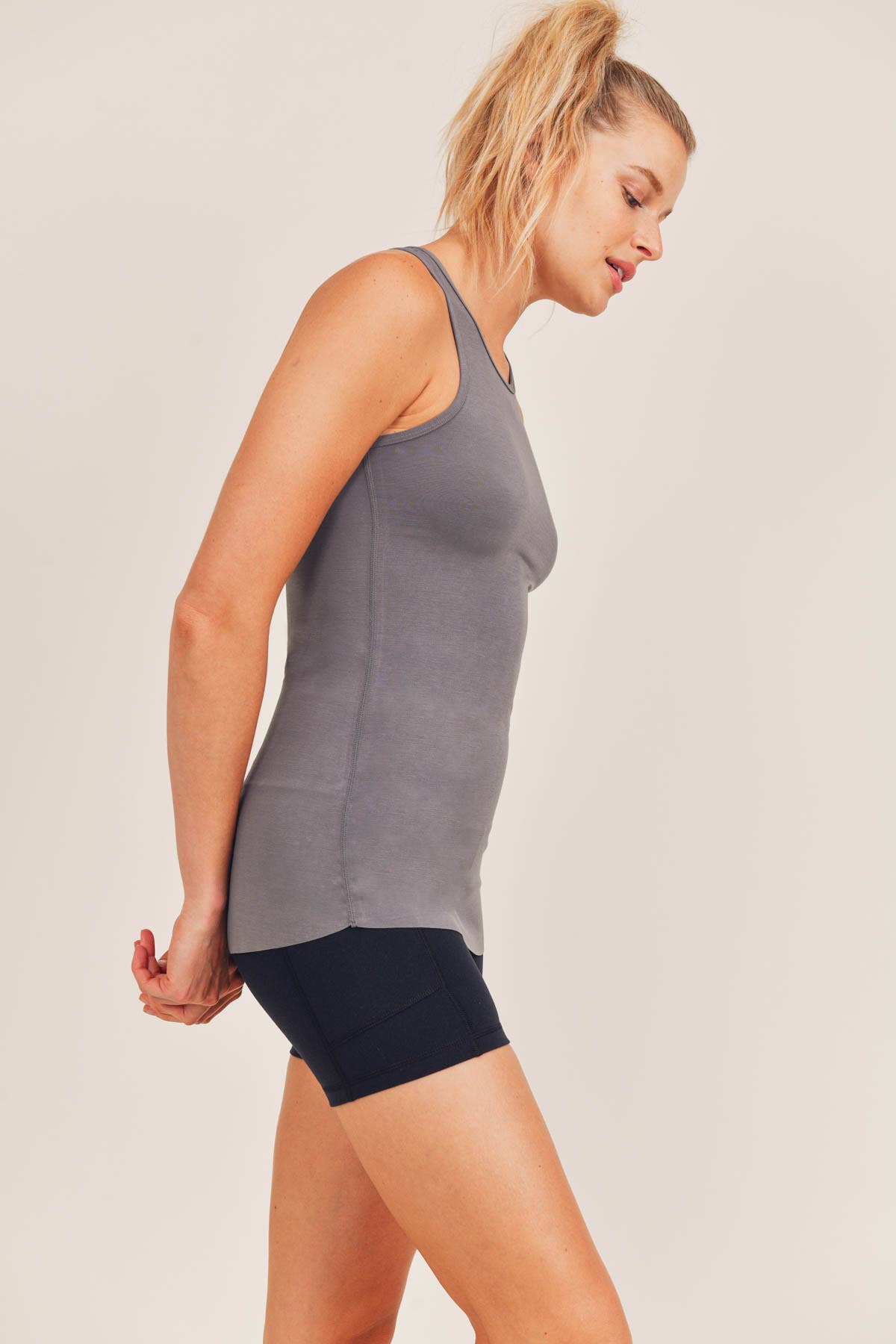 Mono B - Wholesale Tank Top - Women's - Athleisure Essential Tank Top7