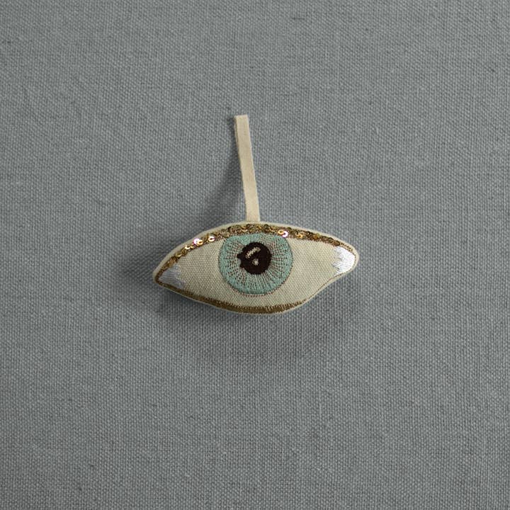 Skippy Cotton - Wholesale Ornament - Evil Eye, Cotton & Lavender stuffed Ornament, Token2