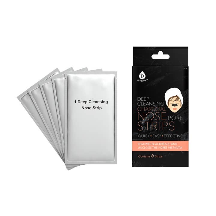 Pursonic - Wholesale Skincare Face Mask - 6 Pack Charcoal Nose Strip2