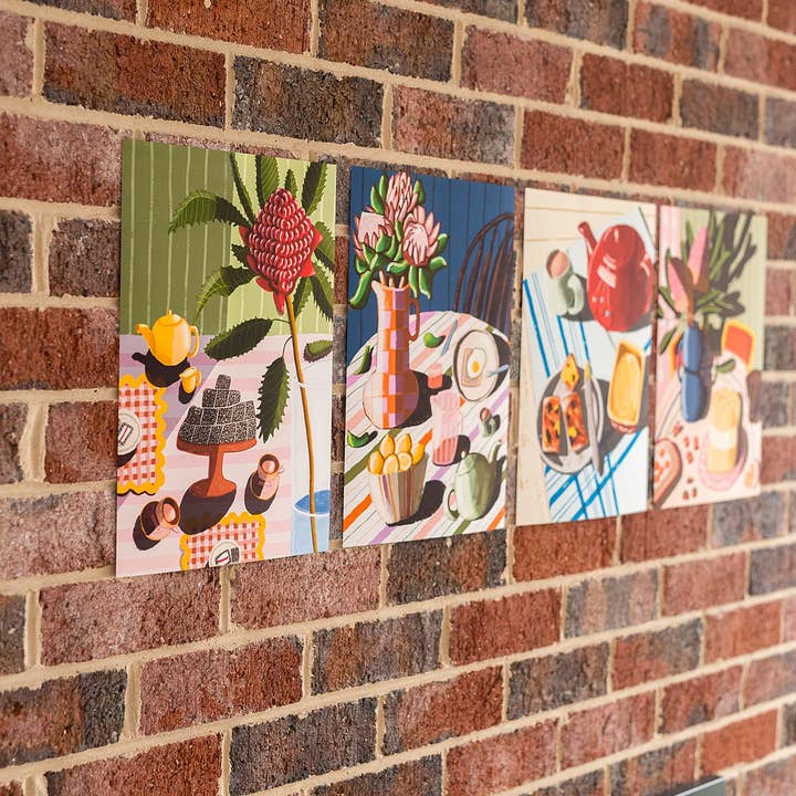 Elise Gow Designs - Wholesale Art print - "Just whipped up some Lamingtons" - A3 & A4 Wall Art Prints3