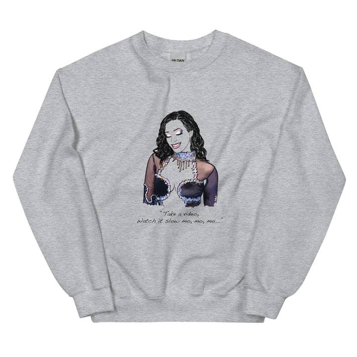 El loco del Pelo Rizo – wholesale Sweatshirt med tryck - Dam – Chanel tröja; Slow mo