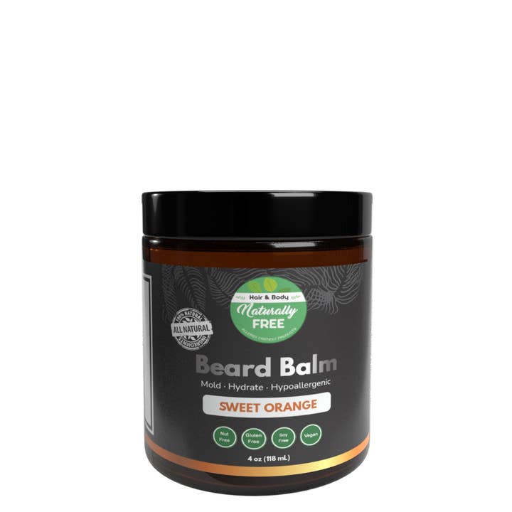 Beard Balm - Sweet Orange for wholesale by Naturally Free Inc.