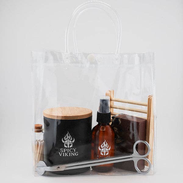 GLOW Lather + Wick - Wholesale Bath & Body Set - Spicy Viking Collection-Limited Edition5