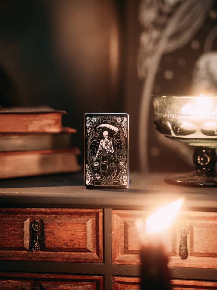 Hard-enamel Zodiac Pin - Scorpio for wholesale by 13th Press