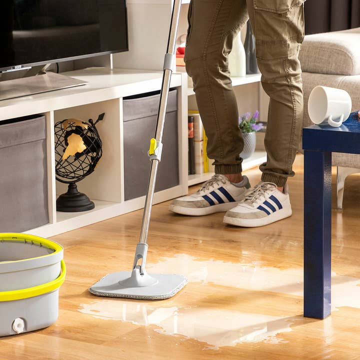 InnovaGoods - Venta al por mayor Fregonas - Mopa Giratoria con Autolimpieza y Cubo Separador Selimop InnovaGoods