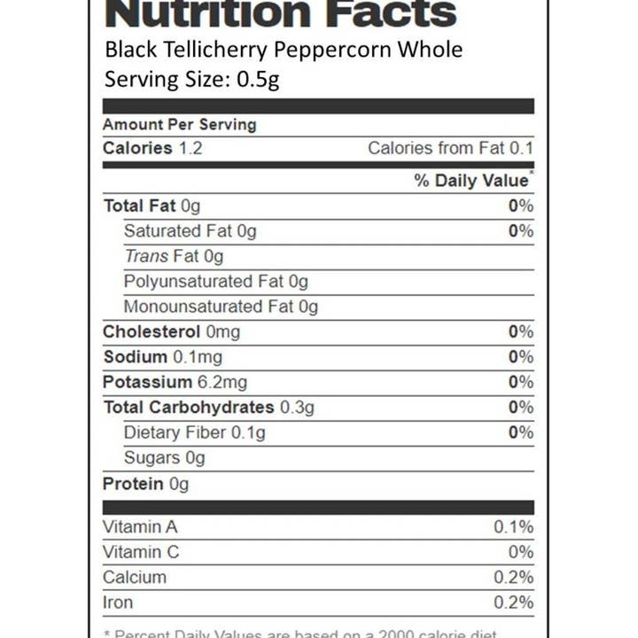 Aiva Products - Wholesale Pepper/Peppercorns - Black Tellicherry Peppercorn Whole3