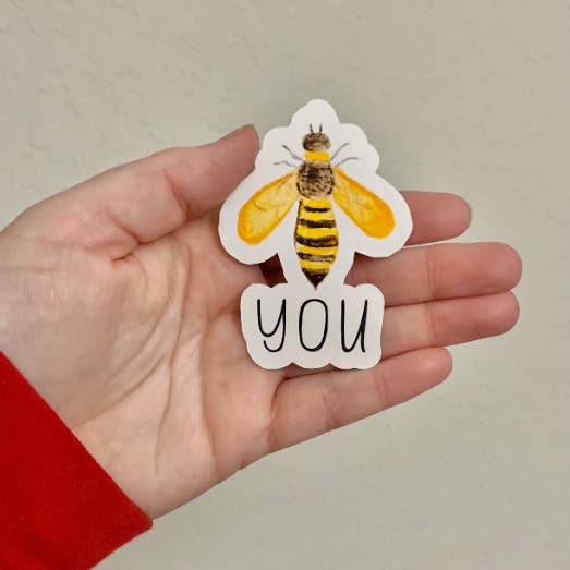 Adesivo/ímã de joelhos Bee You-Bees por atacado de Oily Graphic Creations