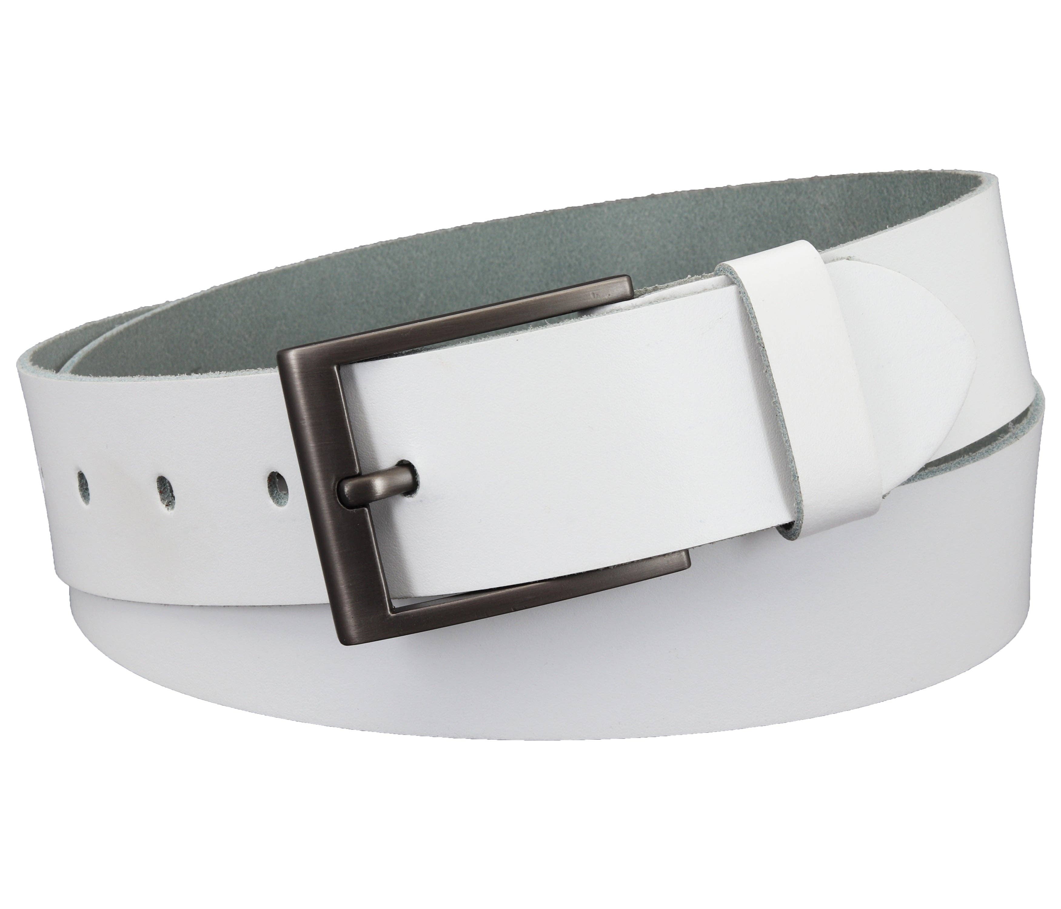 A-Venten GmbH – Cinto - Mulher por atacado – Cinto de 40 mm fabricado na Alemanha EH532-SL branco0