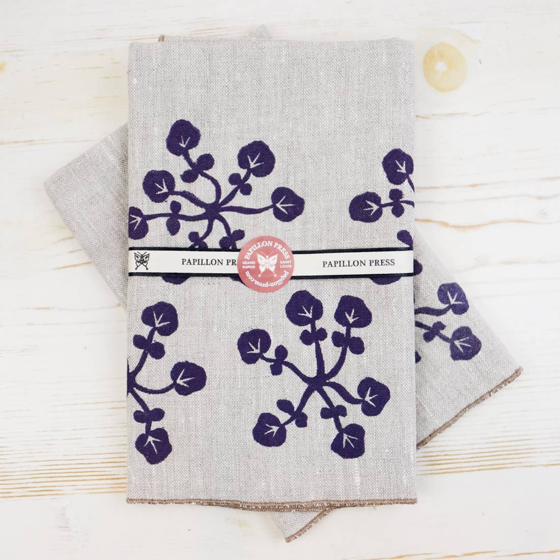 Seedling linnen servetten voor wholesale door Papillon Press