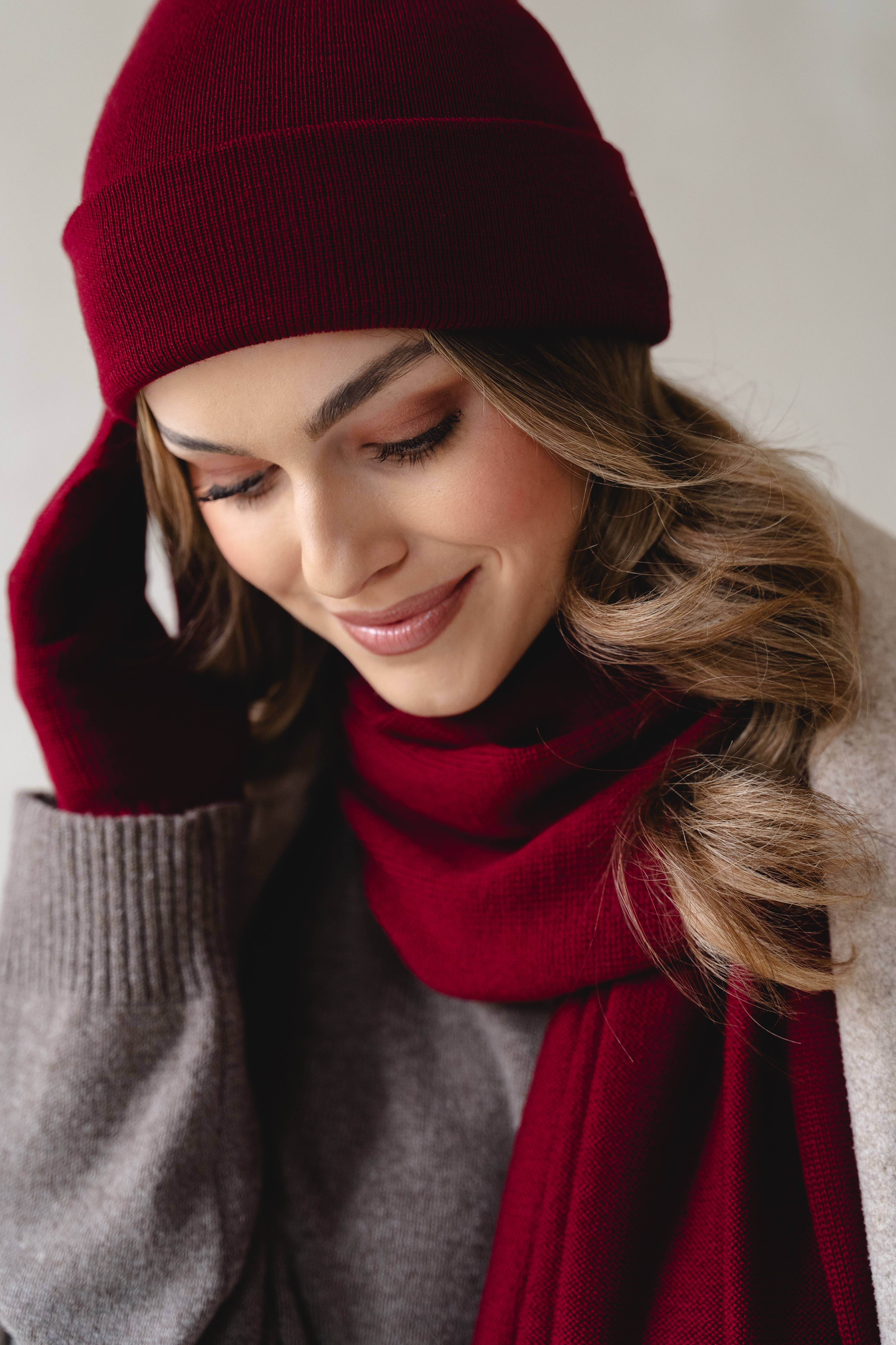 Ander - Vente Bonnet – femme - Bonnet classique NAOMI 100 % laine mérinos TOP SELLER16