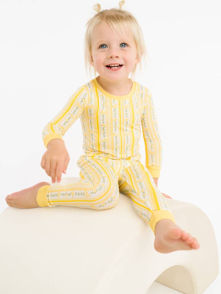 Sunny Meadow Stripe Bamboo Set for wholesale by Little One Shop