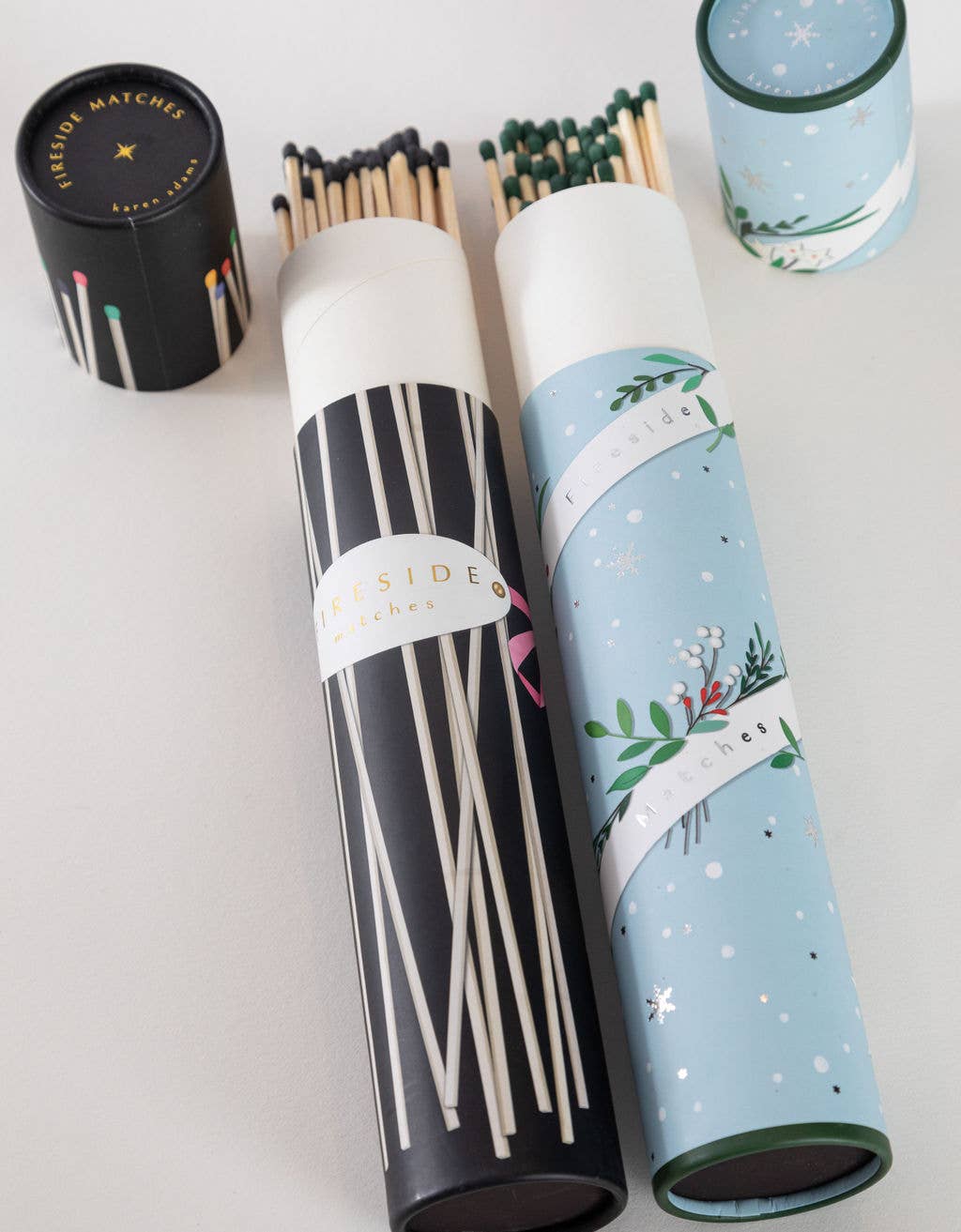 Karen Adams Designs - Wholesale Matches - Snowflake Fireside Matches4