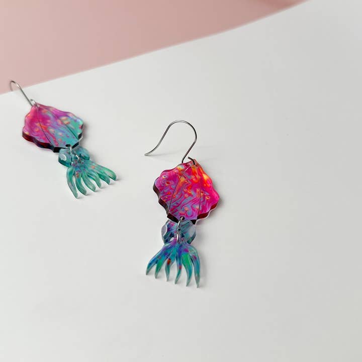 Little Geraldine - Wholesale Dangle earrings - Cuttlefish Earrings2
