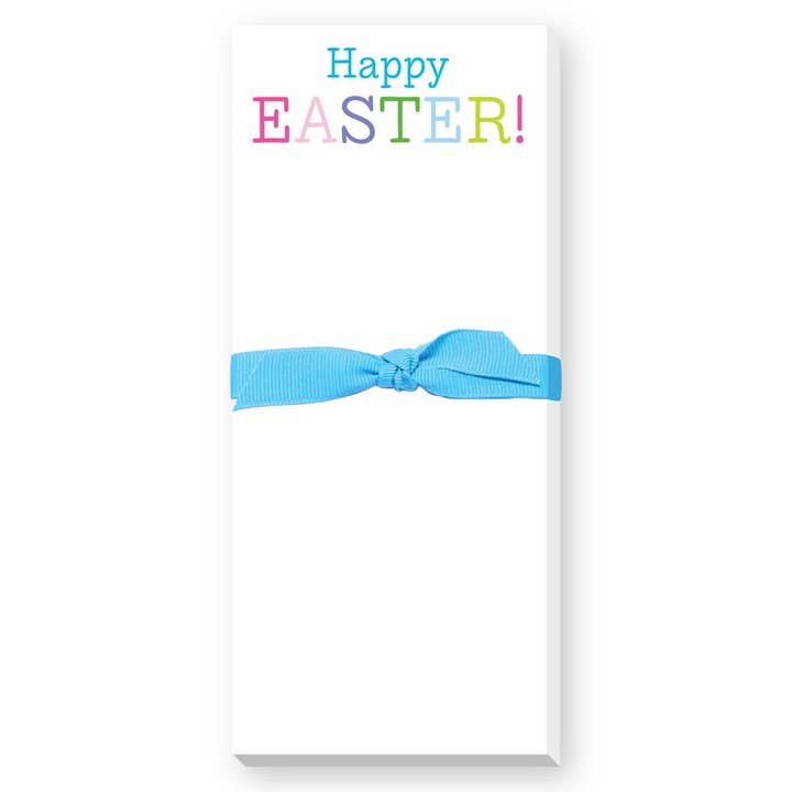 Happy Easter skinnie notepad for wholesale by Donovan Designs