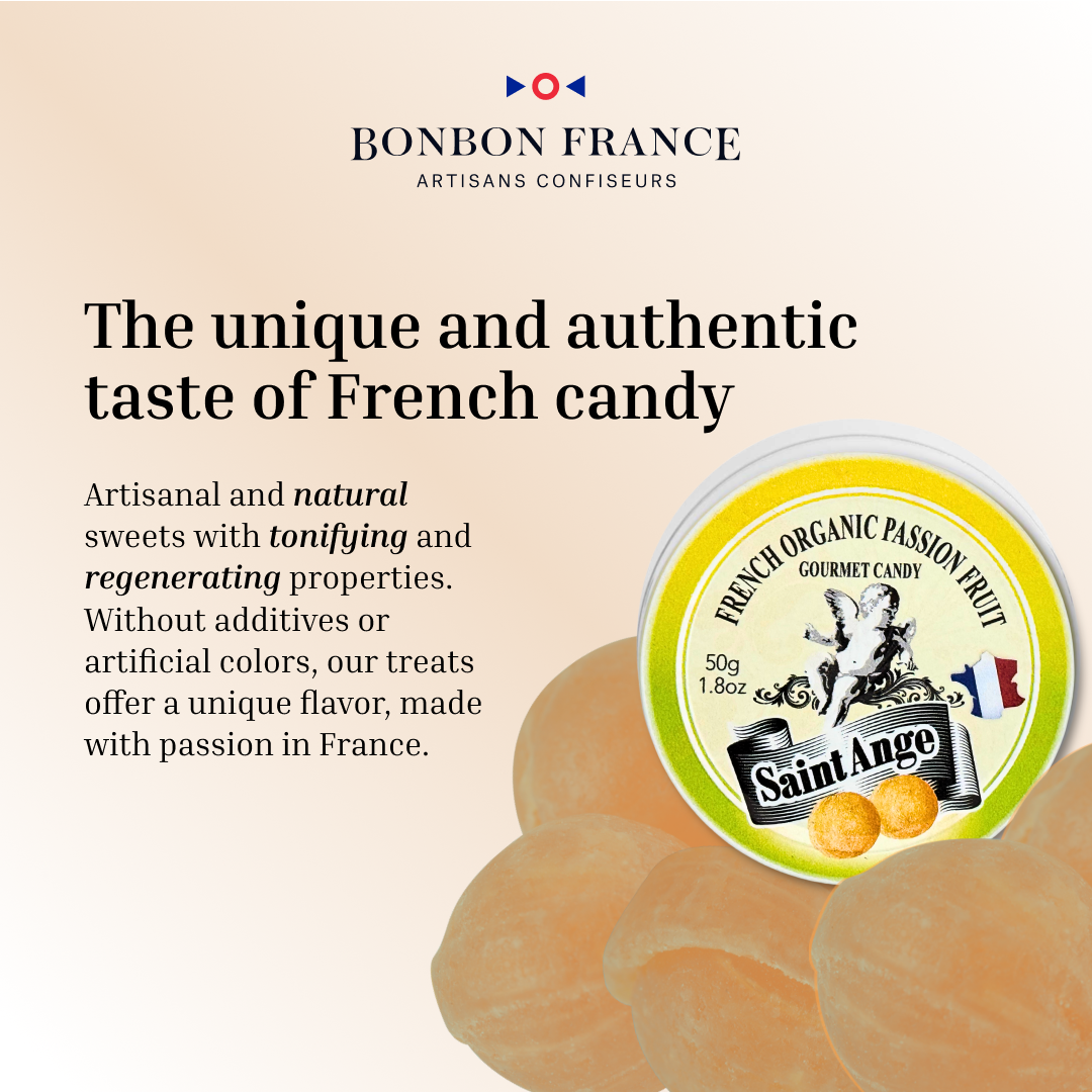Bonbon-France - Wholesale Hard Candy - Organic Saint-Ange Passion Fruits1