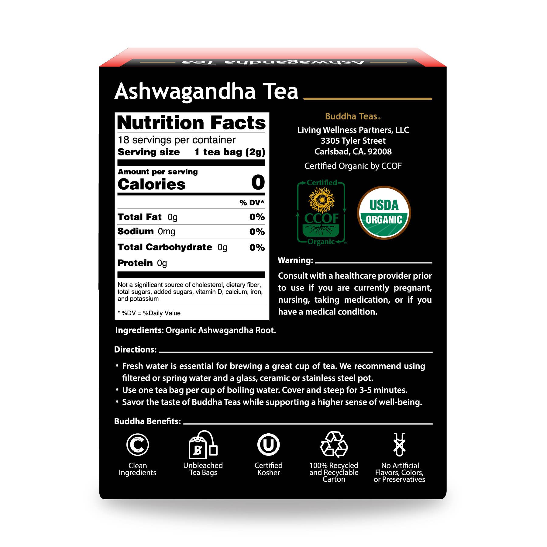Buddha Teas – wholesale Health/detox tea – Ashwagandha Tea3