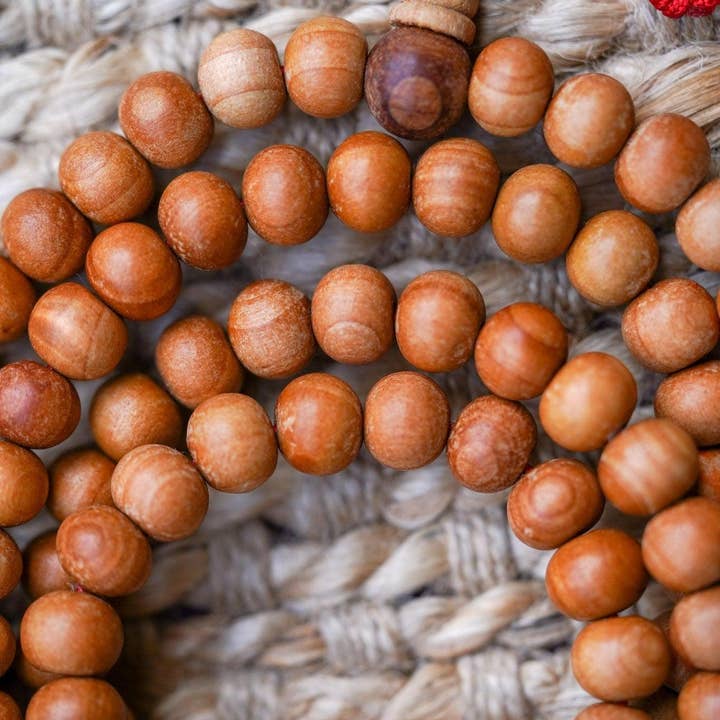 Himalayas Shop - Wholesale Prayer beads necklace - 108 Beads Sandalwood Mala2