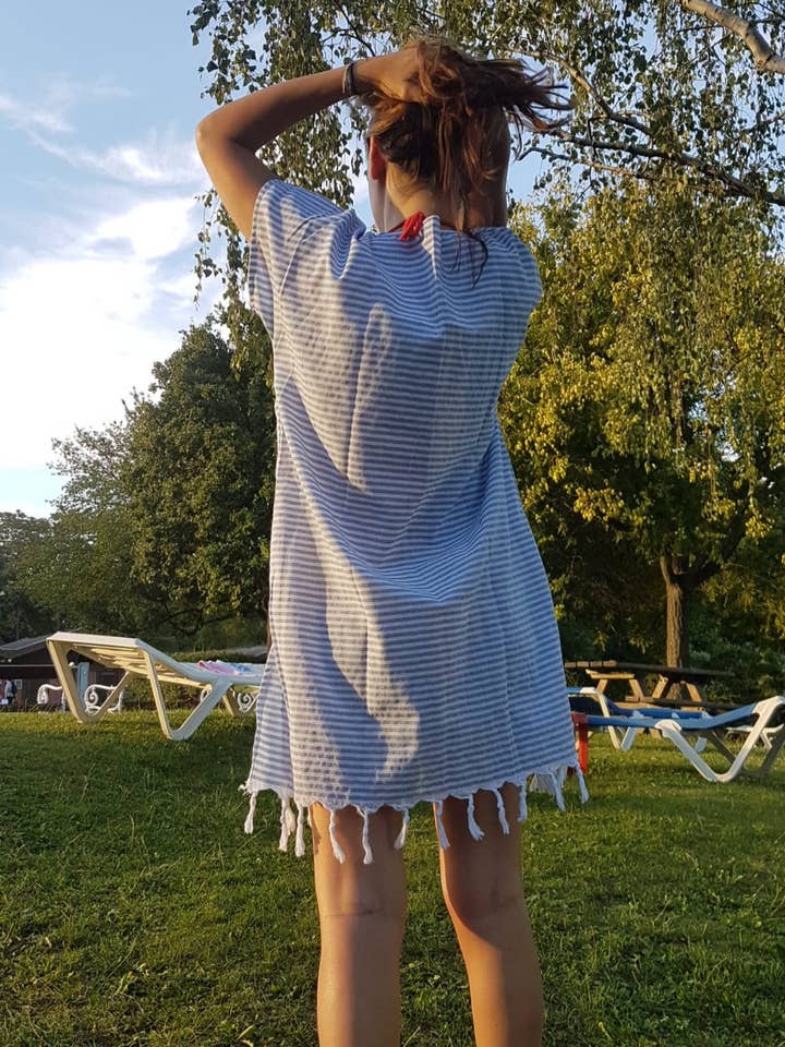 Summer Dress, Handmade -100% Cotton for wholesale by EL PATITO TOWELS & BATHROBES