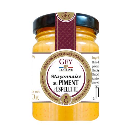 Maionese com pimenta Espelette 10 cl - Raoul Gey Traiteur - 1932 por atacado de Maison RGEY