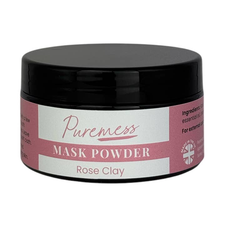 Rose Clay Face Mask Powder | Purify, Soothe & Brighten for wholesale by Puremess