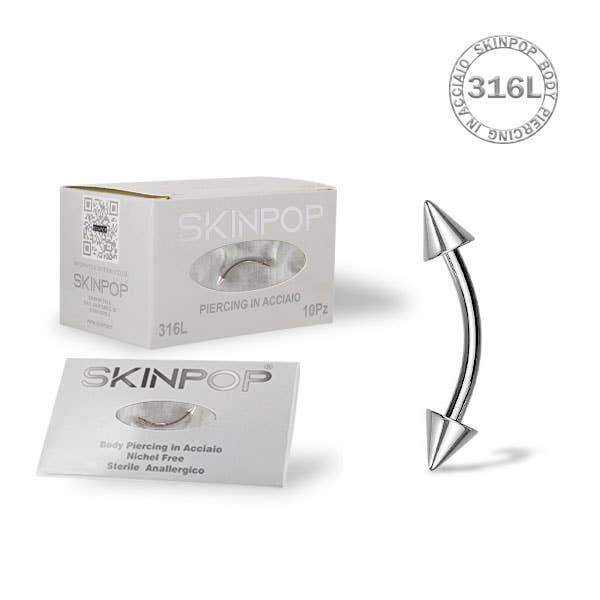 SKINPOP - Wholesale Nipple Ring - STERILE BANANA-NAVEL PIERCINGS FOR FIRST TIME11