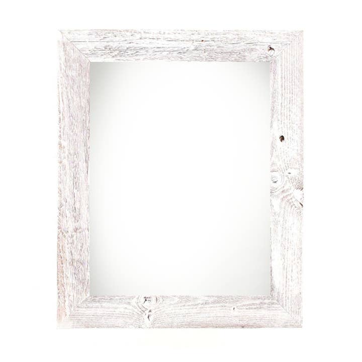 HomeRoots - Wholesale Picture frame - 8.5" x 11" White Solid Wood Hanging Picture Frame1