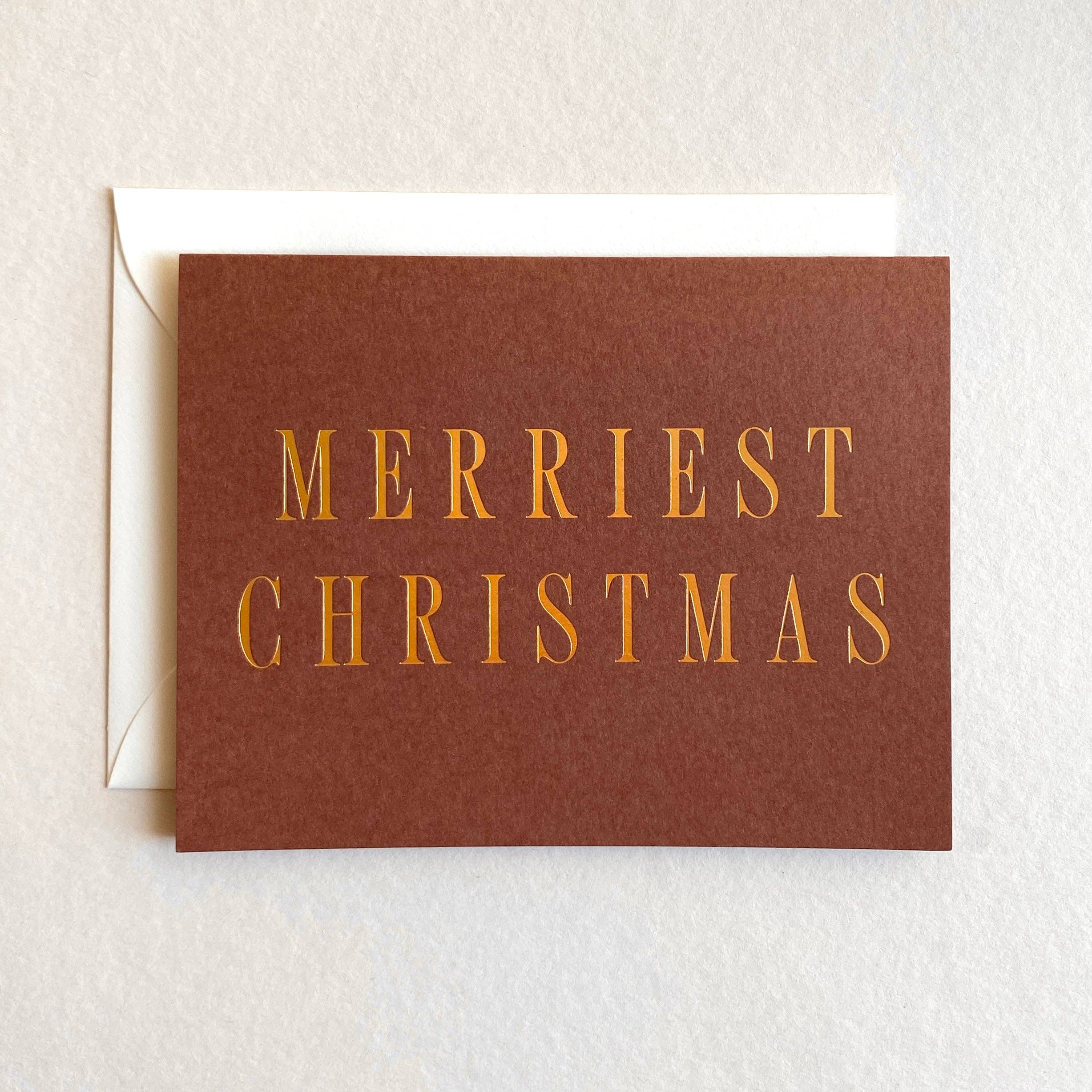 Jaymes Paper - Wholesale Christmas Card - Merriest Christmas No. 111