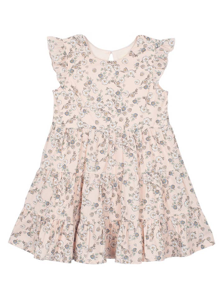 Rosa Teezeit-Tropfen-Taille-Kleid für den Großhandel auf Faire1