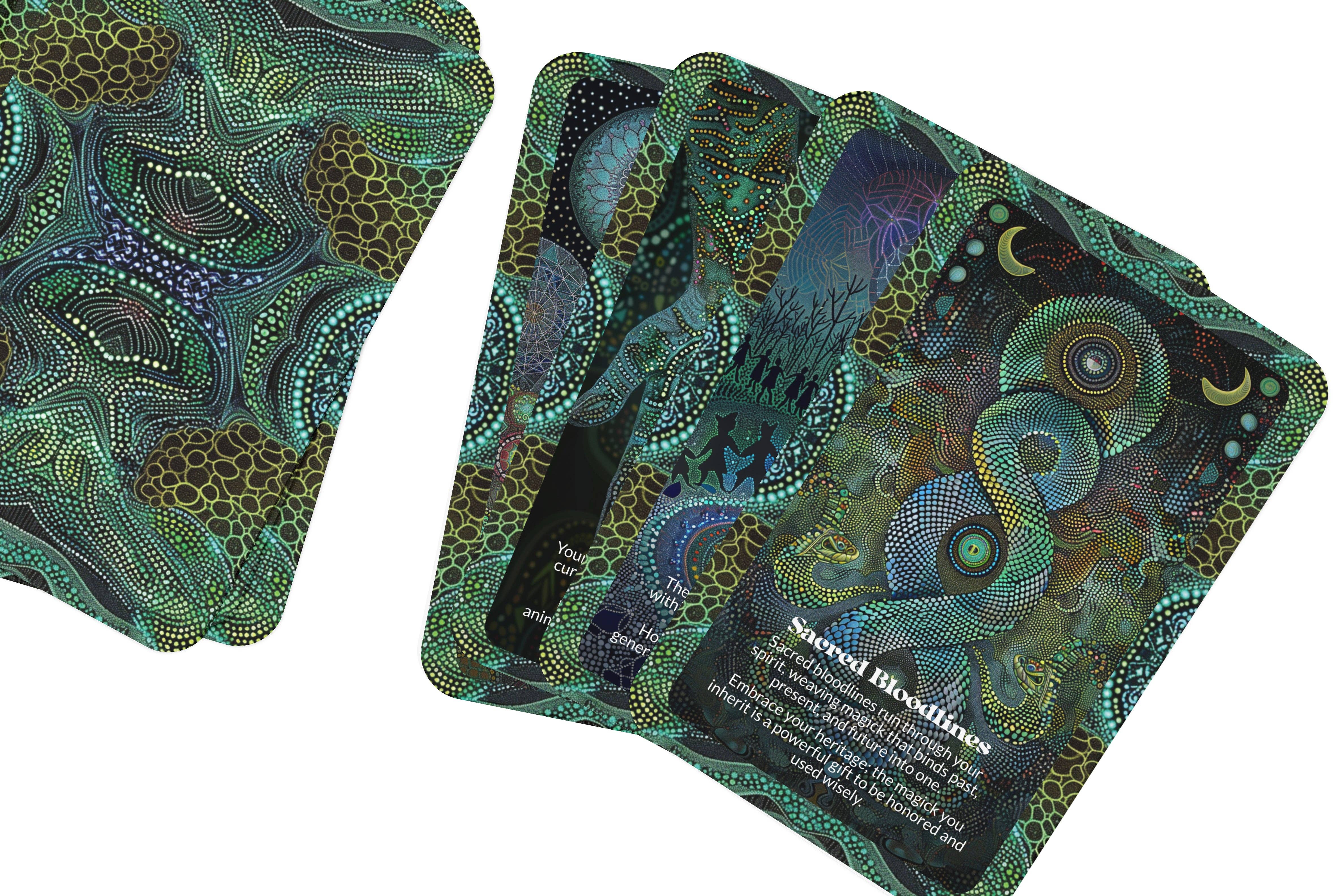 Ibiza Tarot USA - Wholesale Tarot Cards - Witch Lines Ancestral Magick Oracle Deck – 22 Cards6