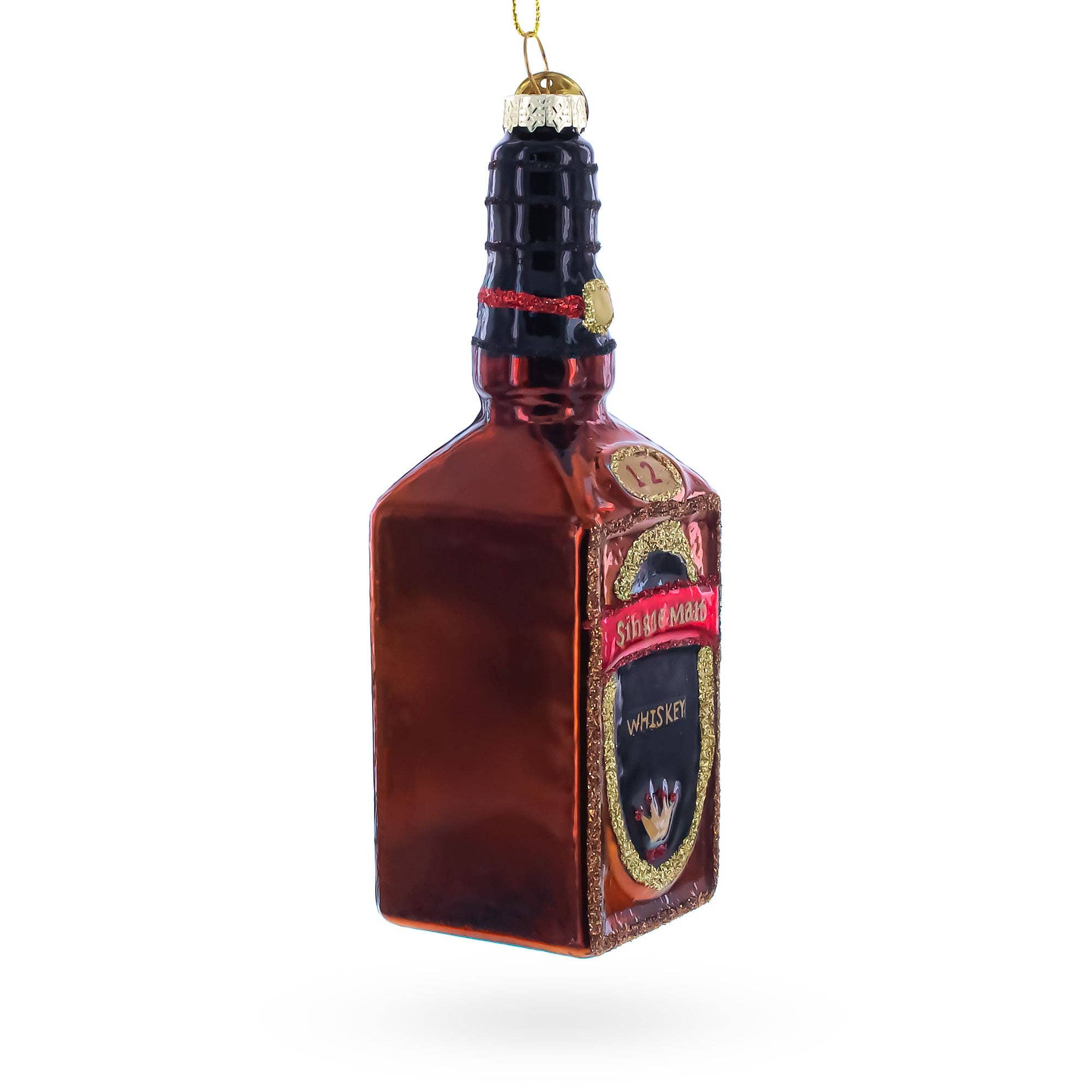 BestPysanky - Wholesale Ornament - Whiskey Bottle Glass Christmas Ornament2