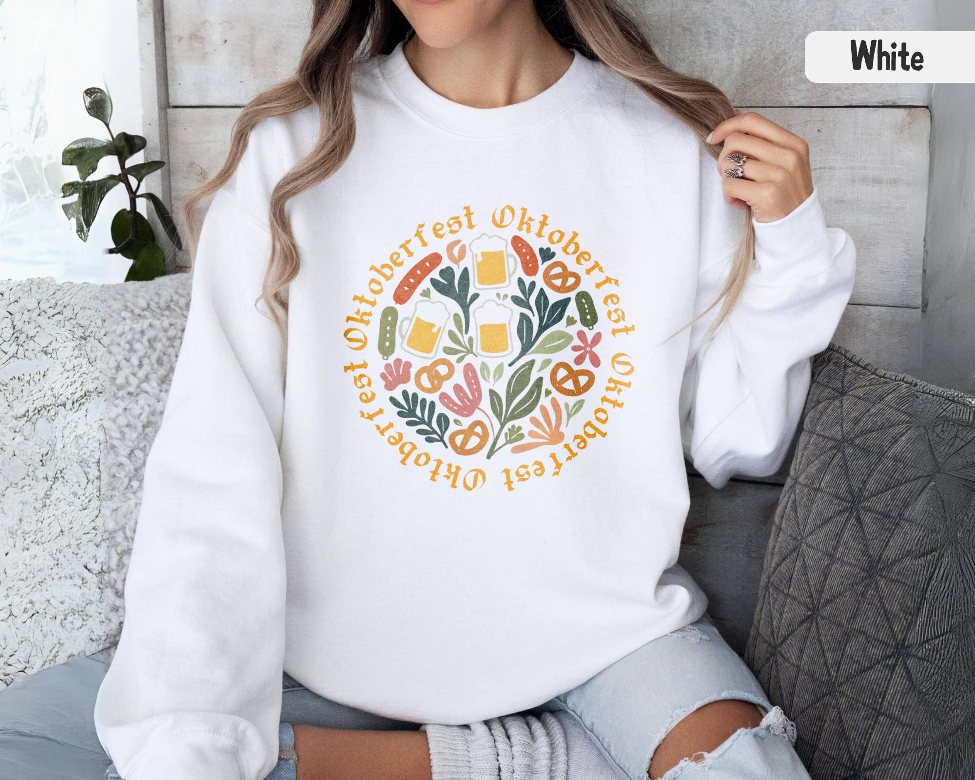 Vivtrek - Wholesale Graphic Sweatshirt - Women's - Oktoberfest Shirt Funny German Beer Festival Party Tee2