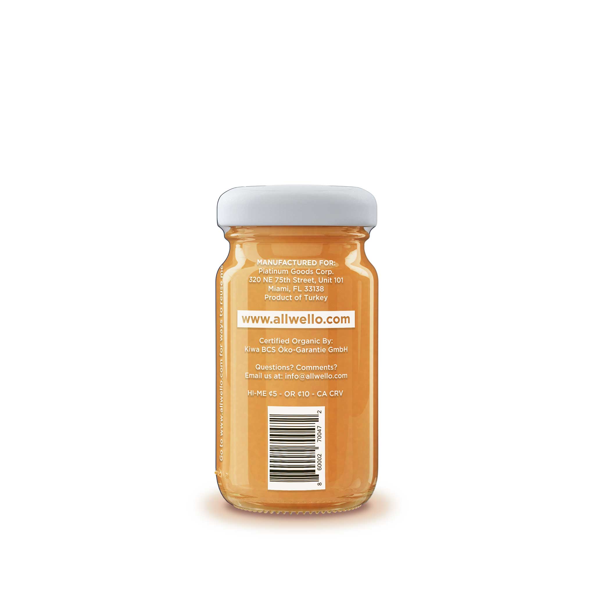 AllWellO - Wholesale Wellness Juice/Tonic - Organic Cold-Pressed Turmeric Shot2