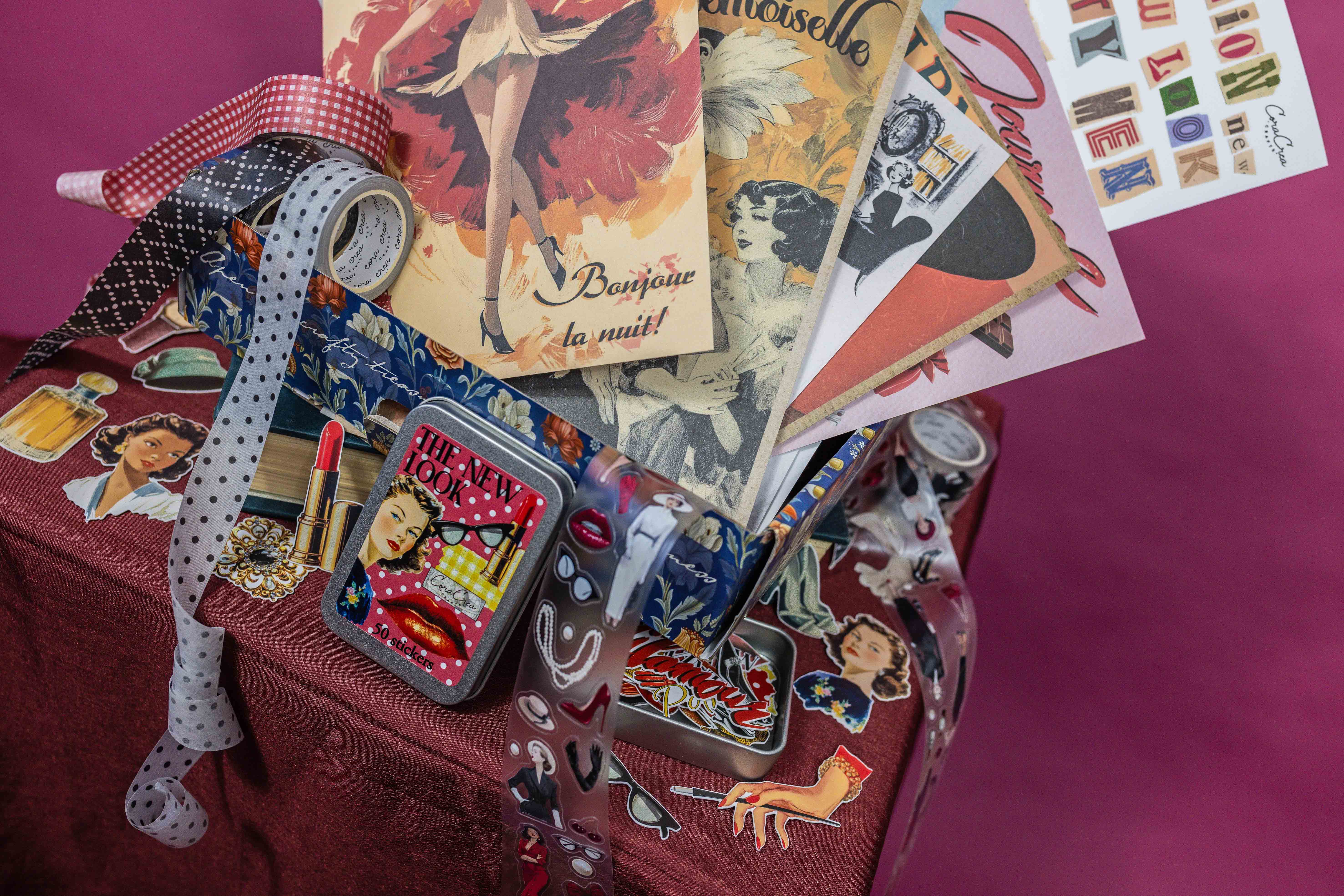 CoraCreaCrafts - Wholesale Scrapbooking Kit - The New Look Box2