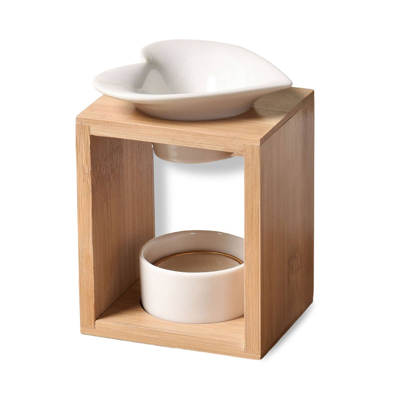 Zen'Arôme - Wholesale Fragrance Warmer - Scented Wax Melts Burner – Ceramic and Bamboo Candle Holder15